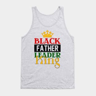 Black Father, Leader, King Tank Top